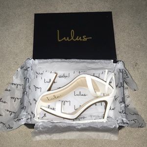 lulus white sandals